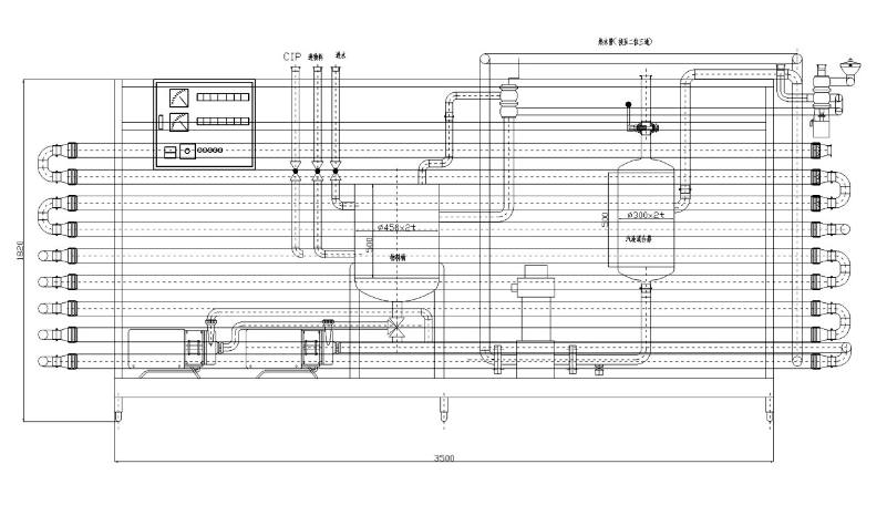 消毒灌裝機(jī)圖紙