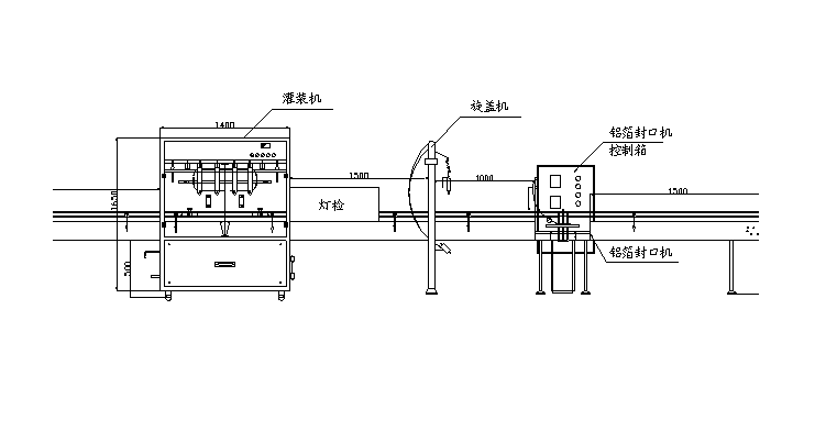 灌裝封口機(jī)圖紙
